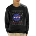 The NASA Classic Insignia Christmas Knit Pattern Kids product image 1