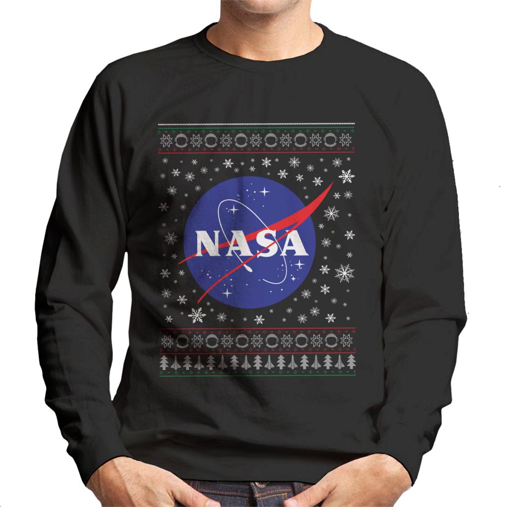 The NASA Classic Insignia Christmas Knit Pattern Men's product image 1