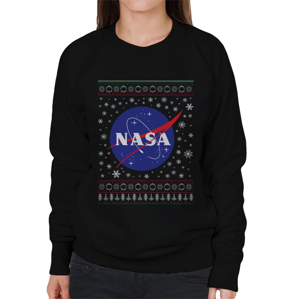 The NASA Classic Insignia Christmas Knit Pattern Women's product image 1