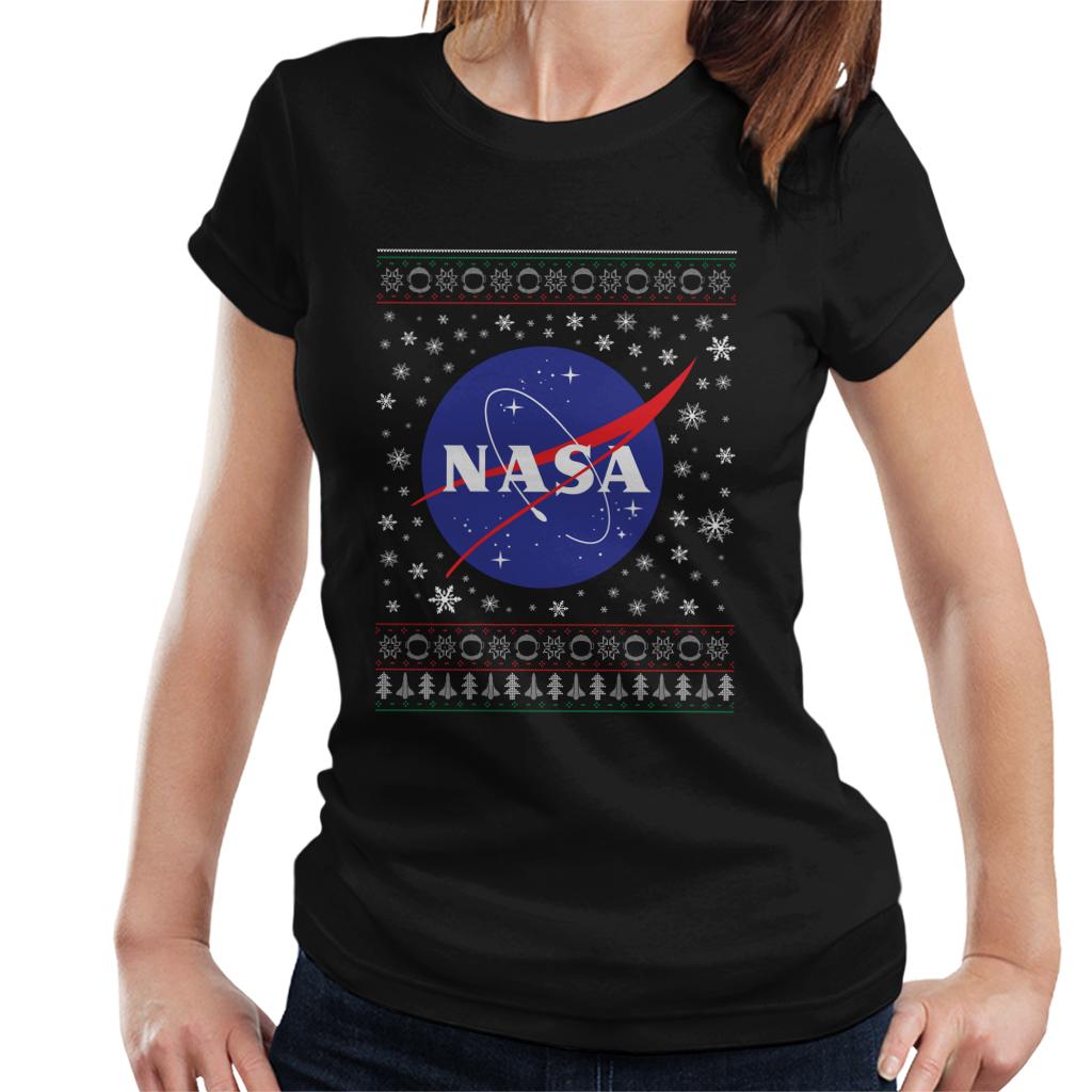 The NASA Classic Insignia Christmas Knit Pattern Women's product image 1