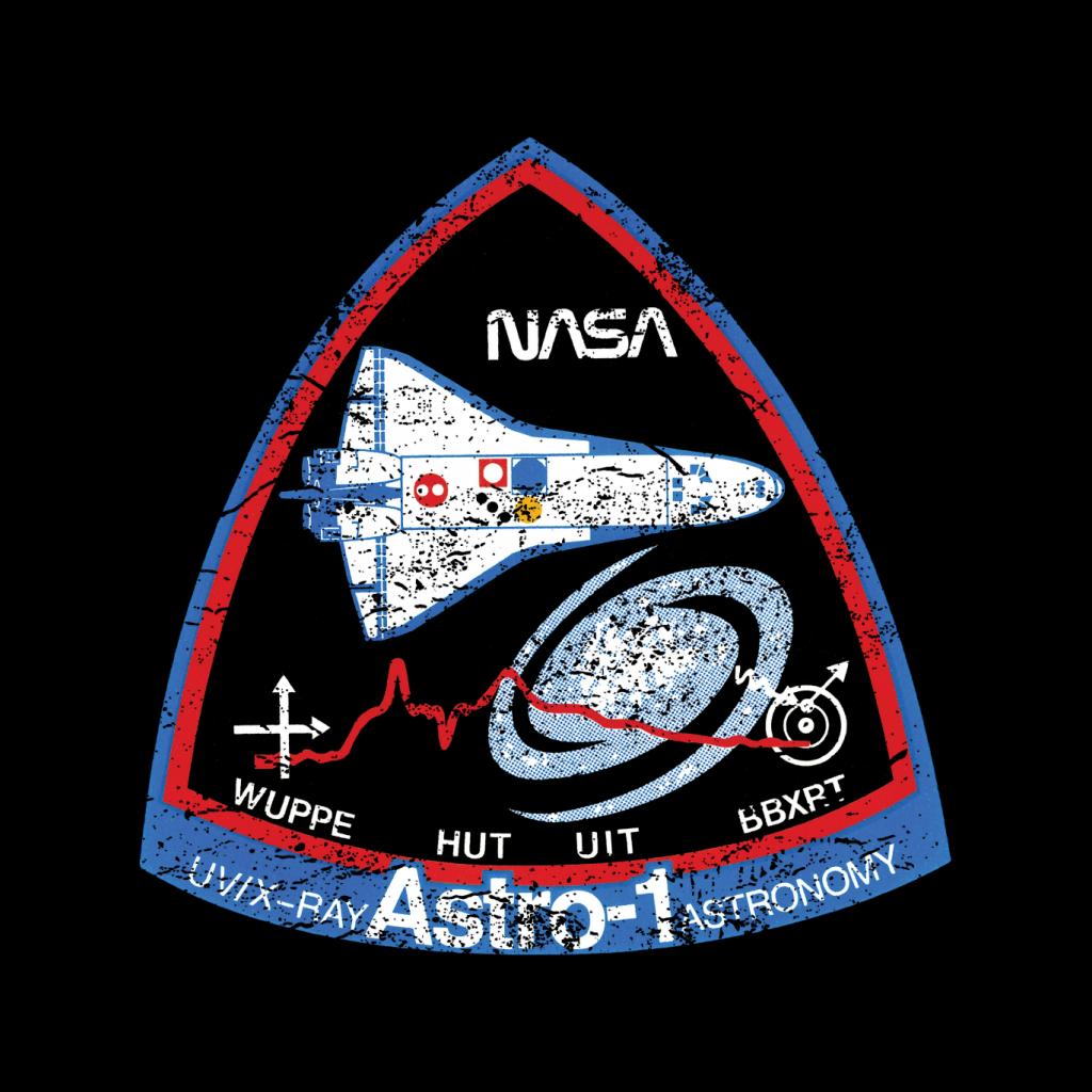 NASA ASTRO 1 Observatory STS 35 Mission Badge Distressed product image 2