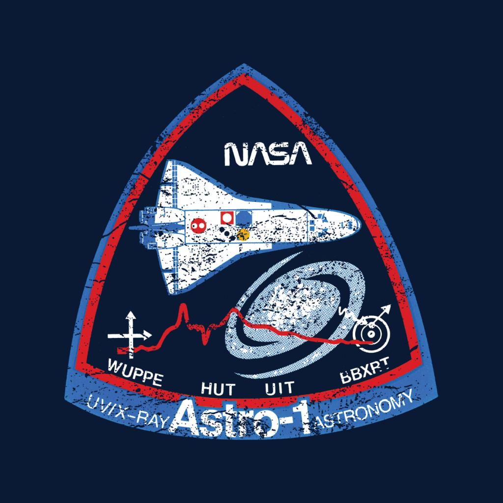 NASA ASTRO 1 Observatory STS 35 Mission Badge Distressed product image 7