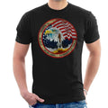 NASA STS 36 Atlantis Mission Badge Distressed Men's T-Shirt product image 1