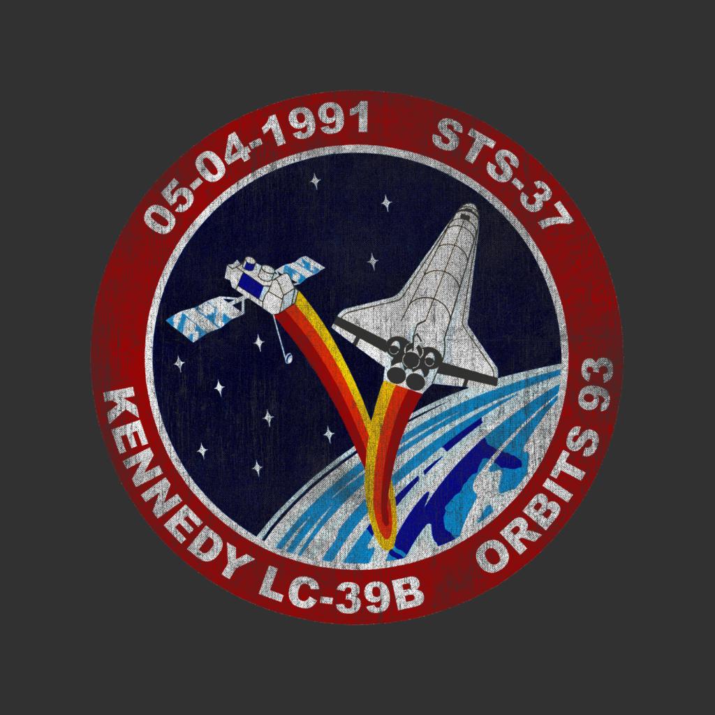 NASA STS 37 Atlantis Mission Badge Distressed Women's product image 5