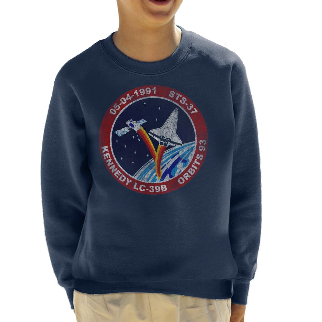 NASA STS 37 Atlantis Mission Badge Distressed Kids product image 6