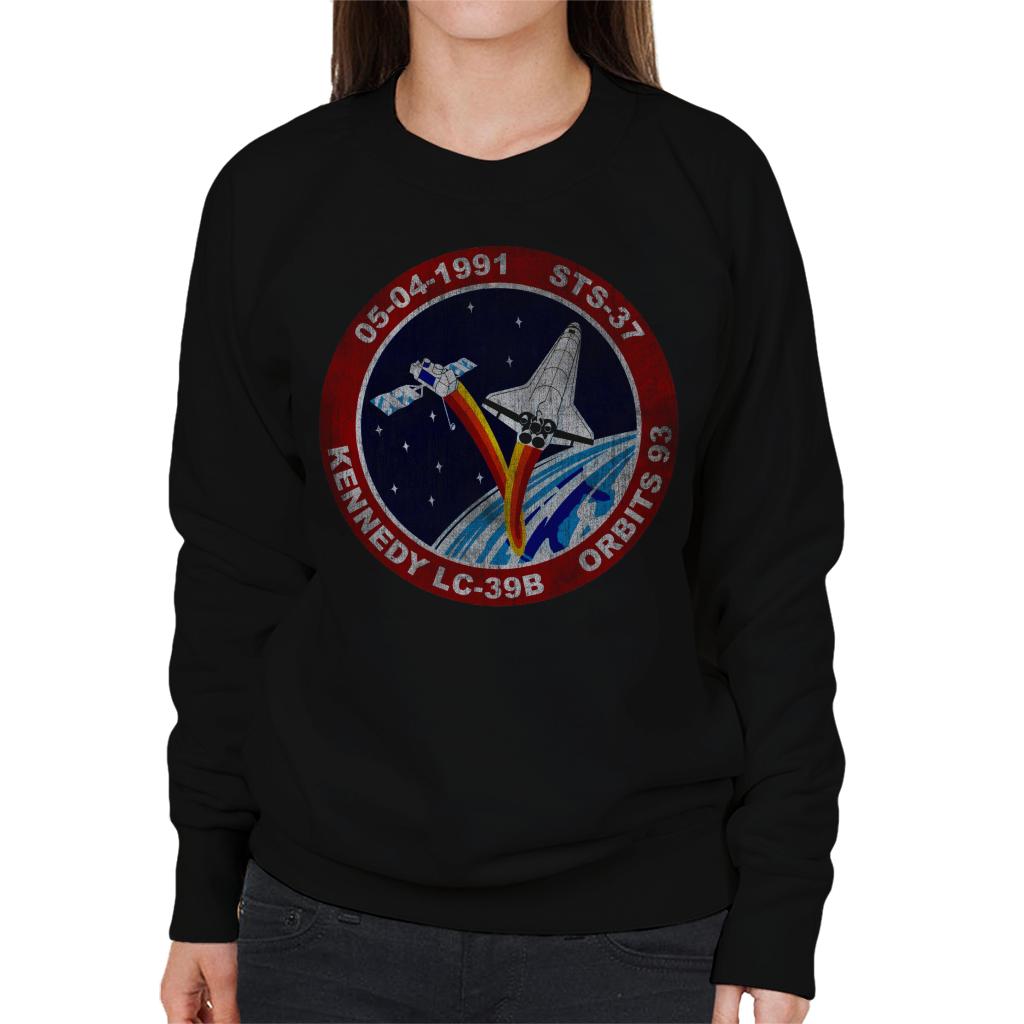 NASA STS 37 Atlantis Mission Badge Distressed Women's product image 1