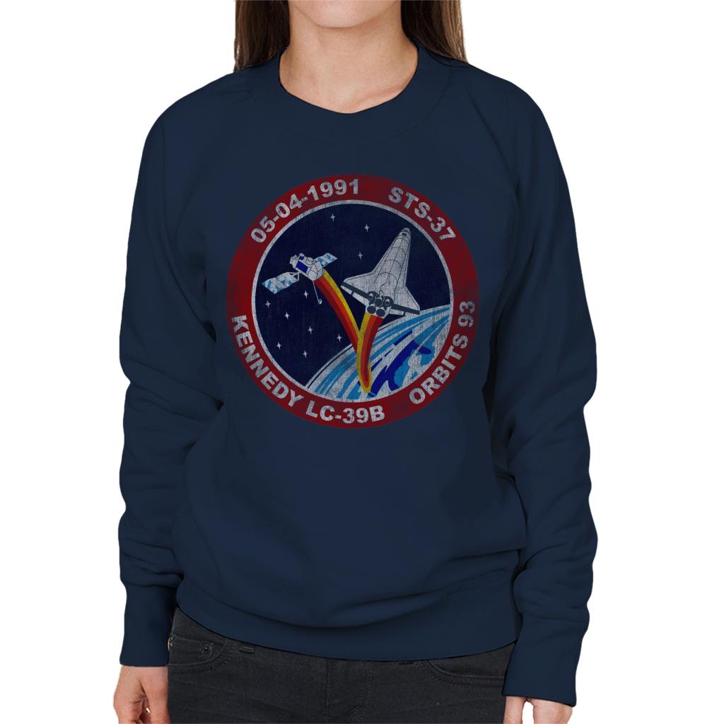 NASA STS 37 Atlantis Mission Badge Distressed Women's product image 6
