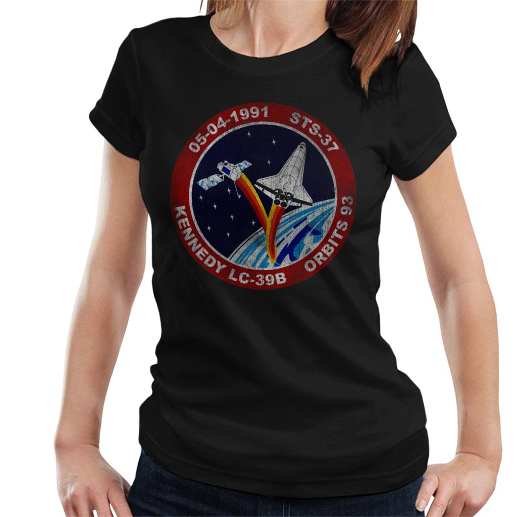 NASA STS 37 Atlantis Mission Badge Distressed Women's product image 1