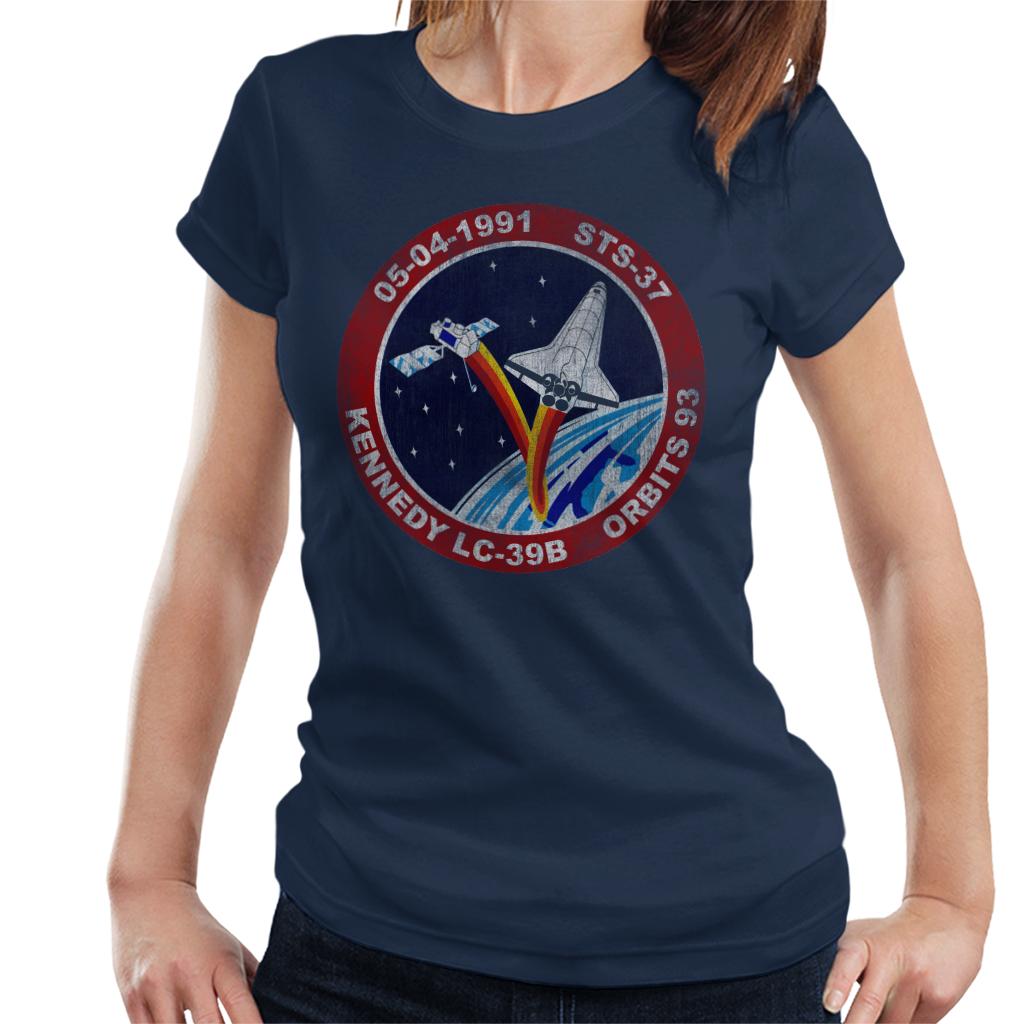 NASA STS 37 Atlantis Mission Badge Distressed Women's product image 6