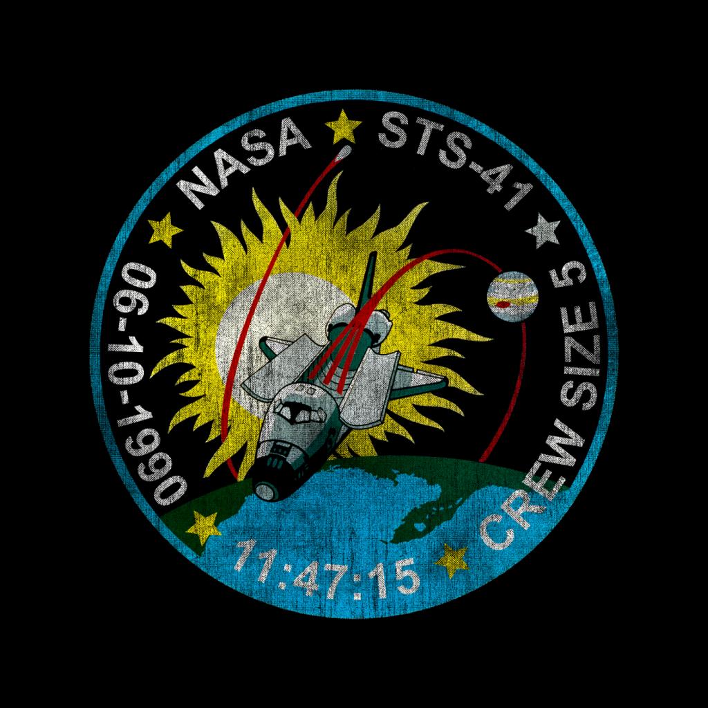NASA STS 41 Discovery Mission Badge Distressed Kids product image 2