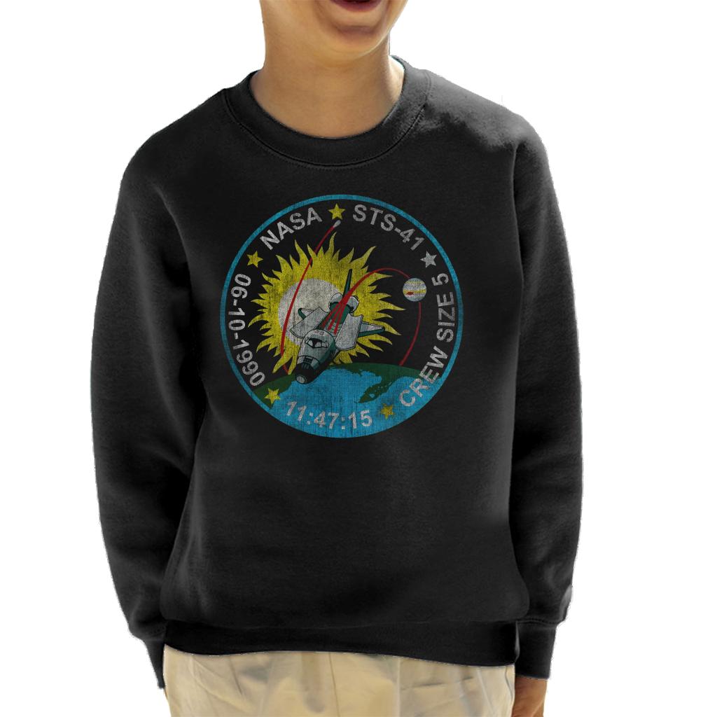 NASA STS 41 Discovery Mission Badge Distressed Kids product image 1