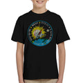 NASA STS 41 Discovery Mission Badge Distressed Kids T-Shirt product image 1