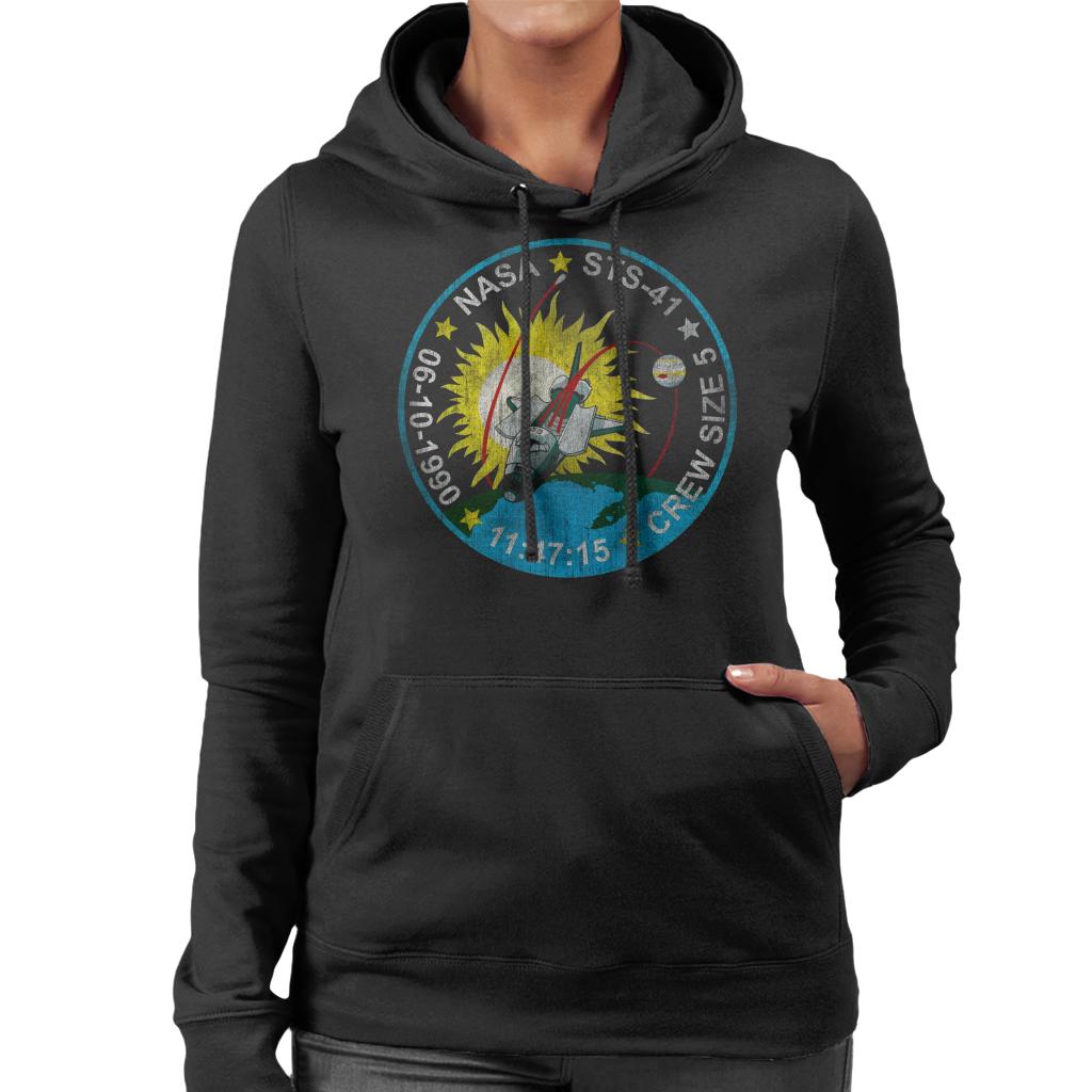 NASA STS 41 Discovery Mission Badge Distressed Women's product image 1