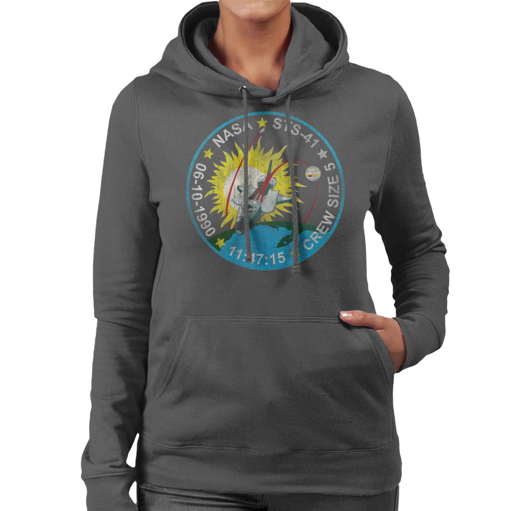 NASA STS 41 Discovery Mission Badge Distressed Women's product image 4