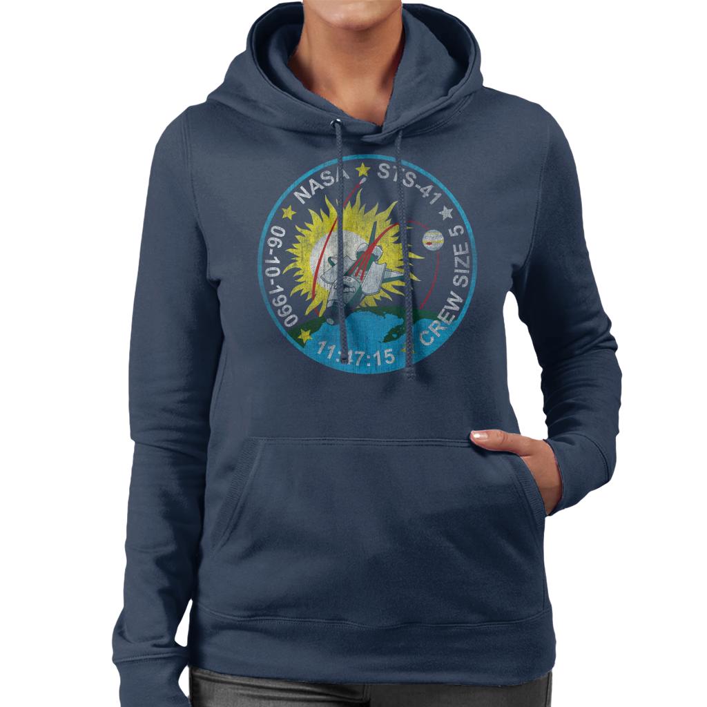 NASA STS 41 Discovery Mission Badge Distressed Women's product image 6