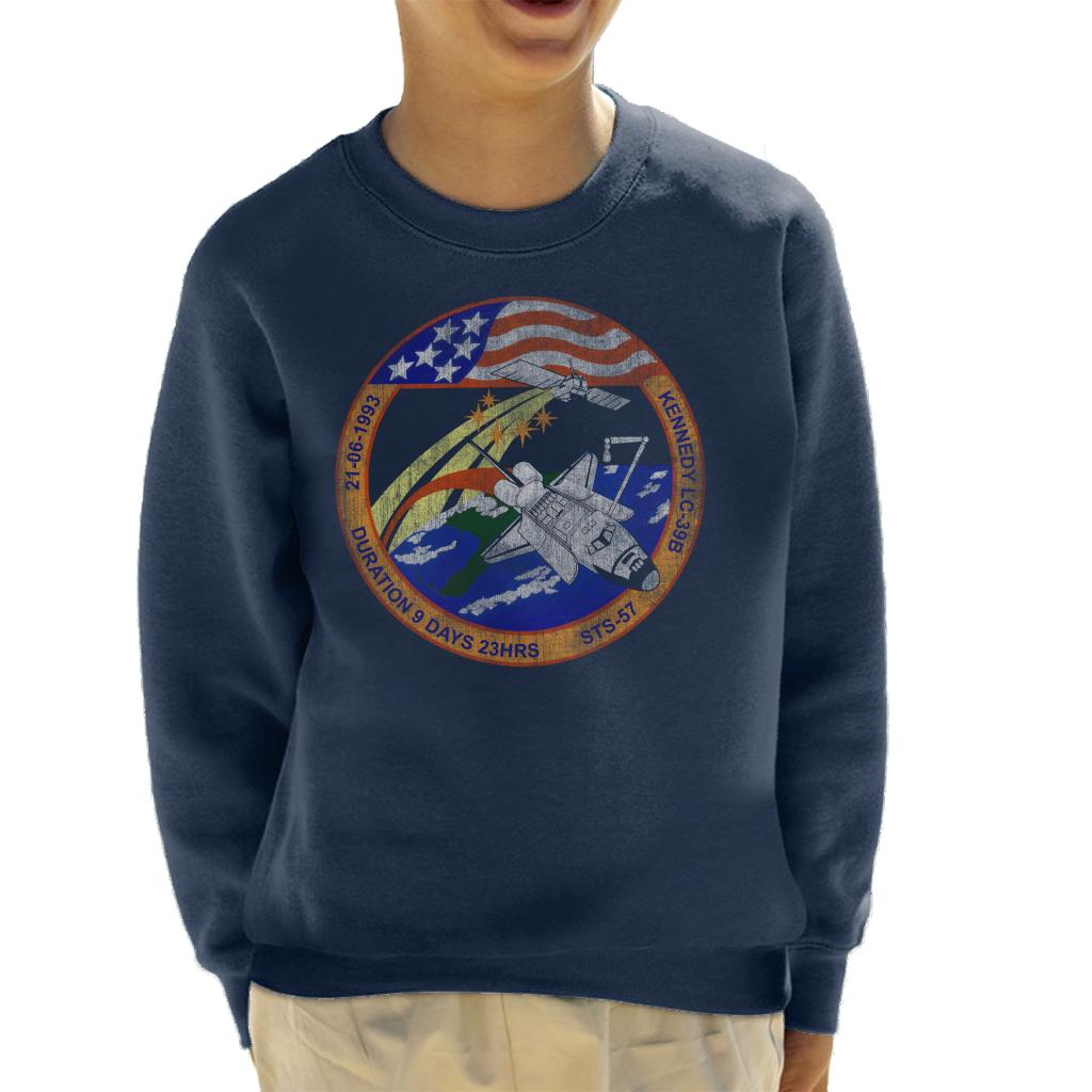 NASA STS 57 Endeavour Mission Badge Distressed Kids product image 6