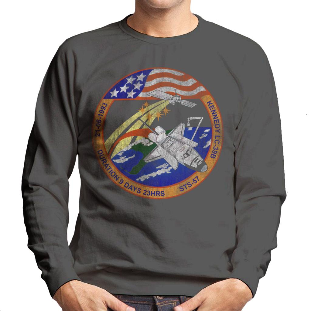 NASA STS 57 Endeavour Mission Badge Distressed Men's product image 4