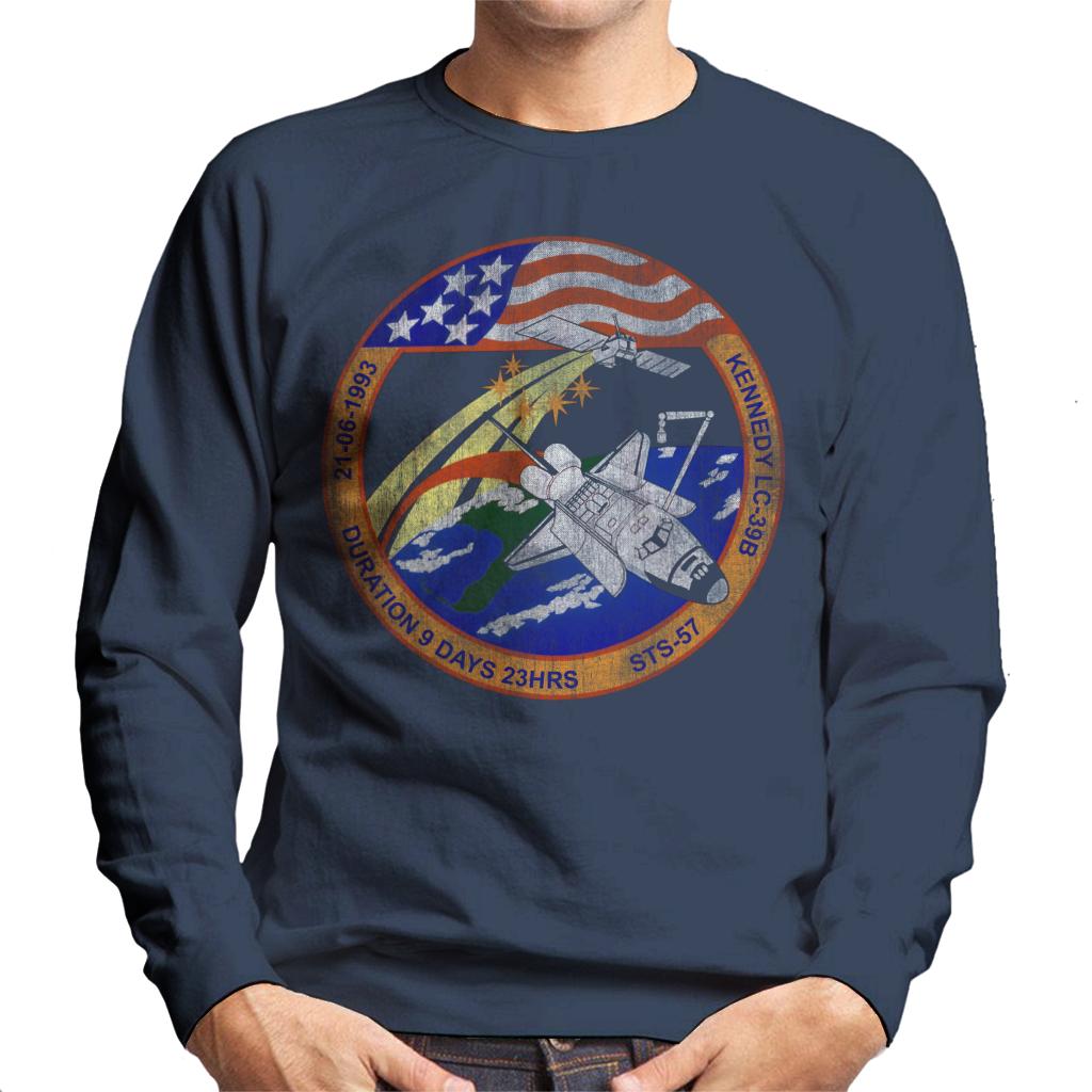 NASA STS 57 Endeavour Mission Badge Distressed Men's product image 6