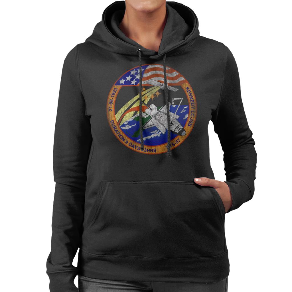 NASA STS 57 Endeavour Mission Badge Distressed Women's product image 1