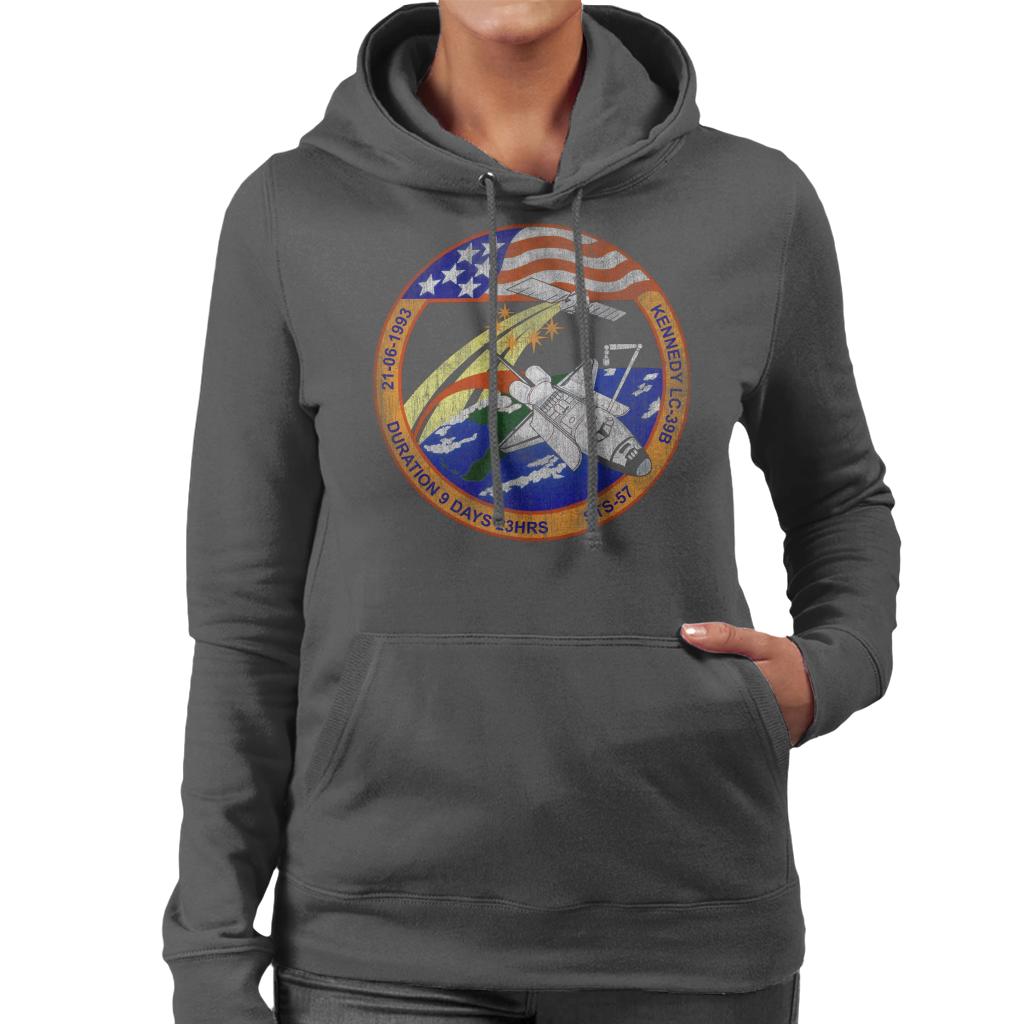 NASA STS 57 Endeavour Mission Badge Distressed Women's product image 4