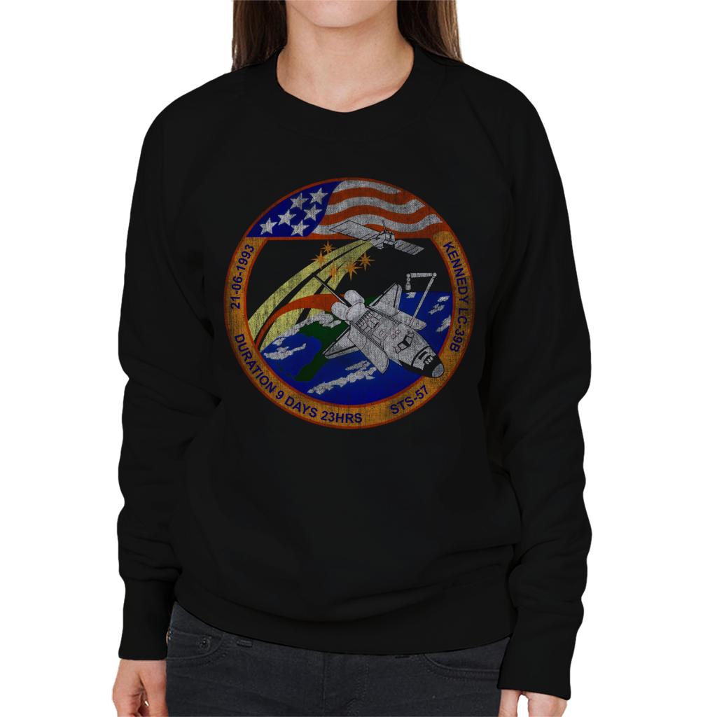NASA STS 57 Endeavour Mission Badge Distressed Women's product image 1