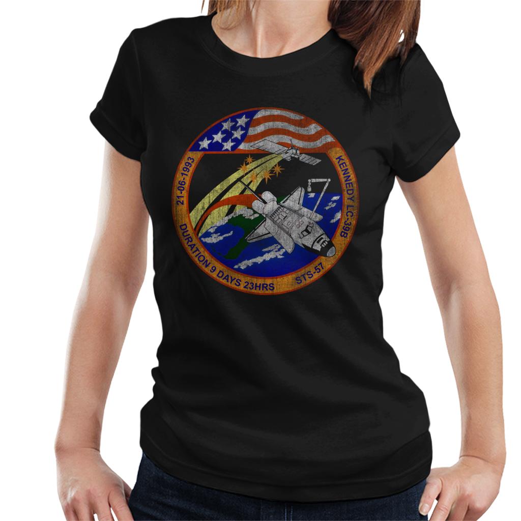 NASA STS 57 Endeavour Mission Badge Distressed Women's product image 1