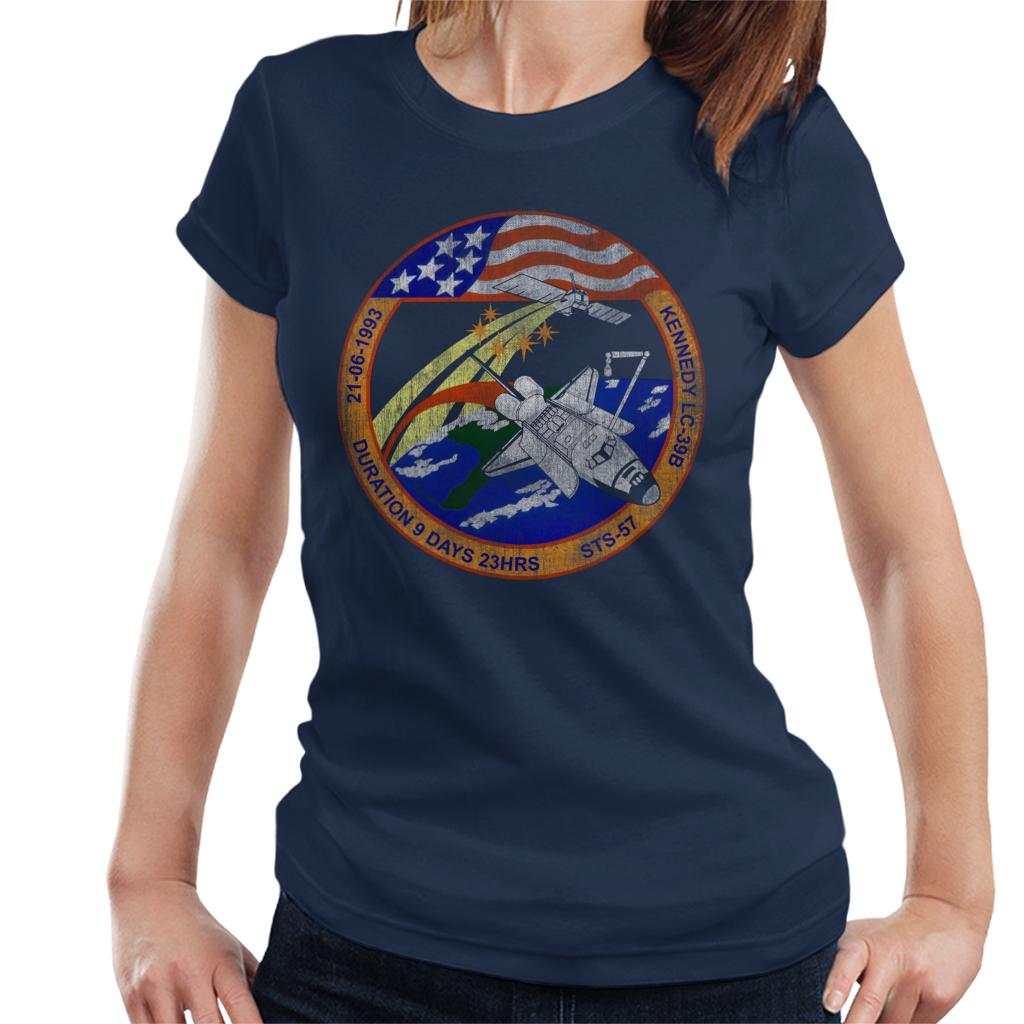 NASA STS 57 Endeavour Mission Badge Distressed Women's product image 6