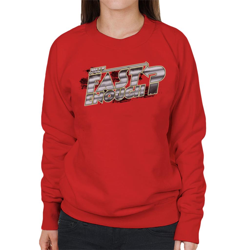 Fast and Furious Just Enough Chrome Text Women's Sweatshirt product image 6