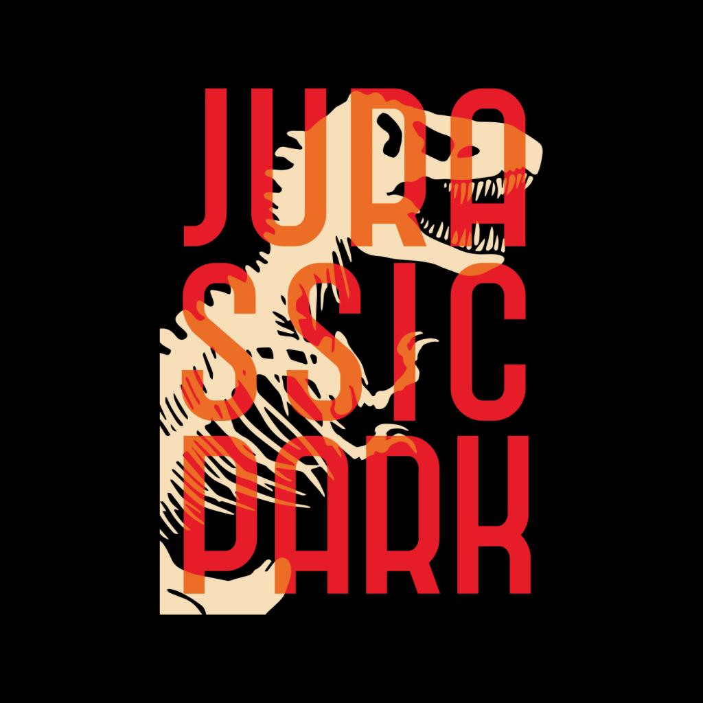 Jurassic Park Oversized Red Text Men's Sweatshirt product image 2