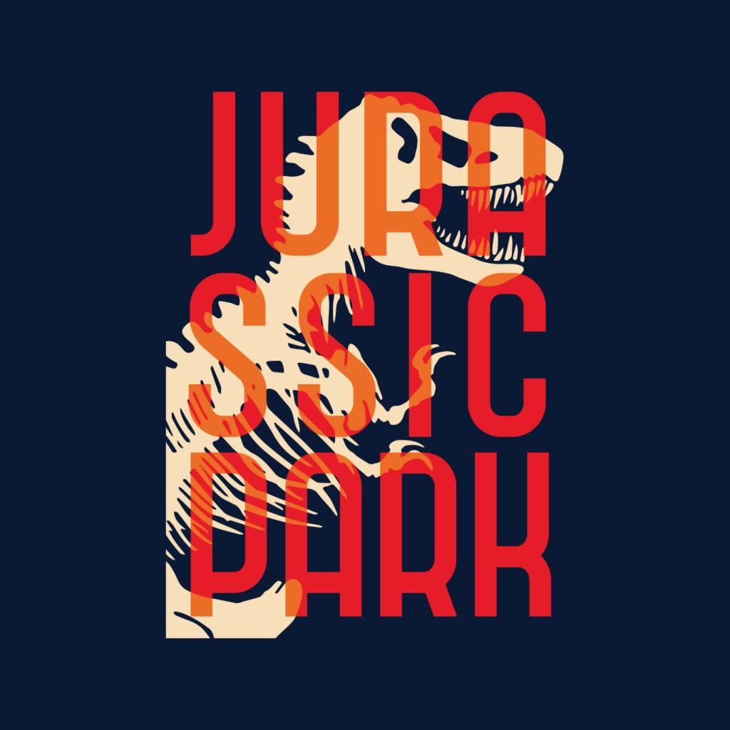 Jurassic Park Oversized Red Text Men's Sweatshirt product image 5