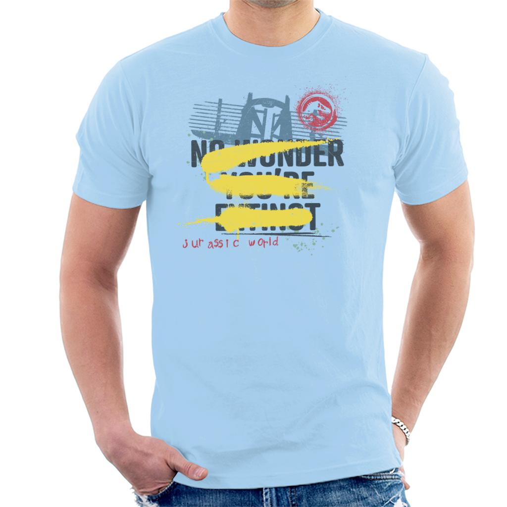Jurassic Park World No Wonder You Are Extinct Men's T-Shirt product image 4