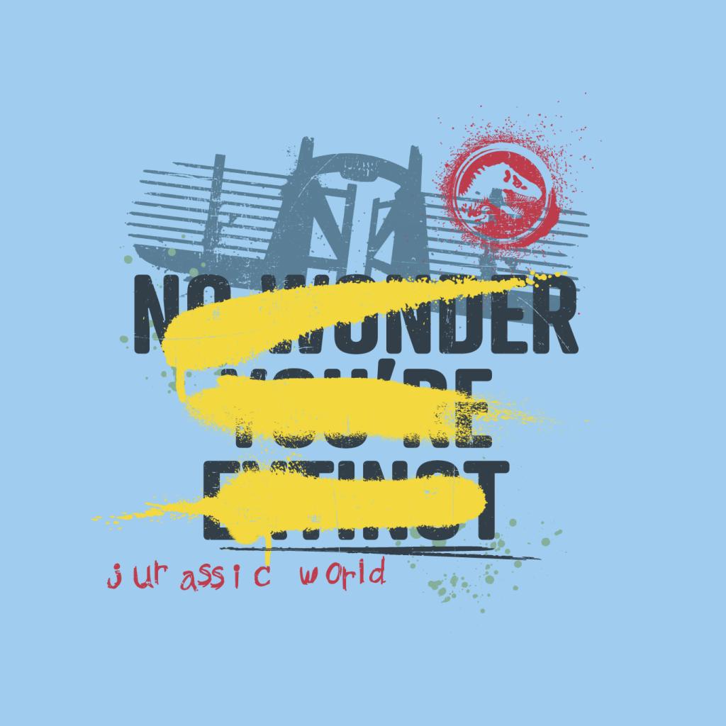 Jurassic Park World No Wonder You Are Extinct Men's T-Shirt product image 5