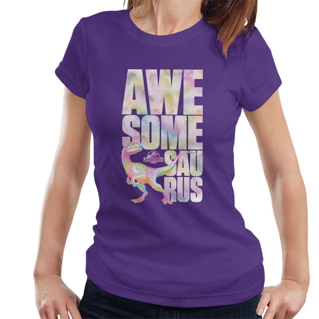 Jurassic Park Velociraptor Awesome Saurus Women's T-Shirt product image 4