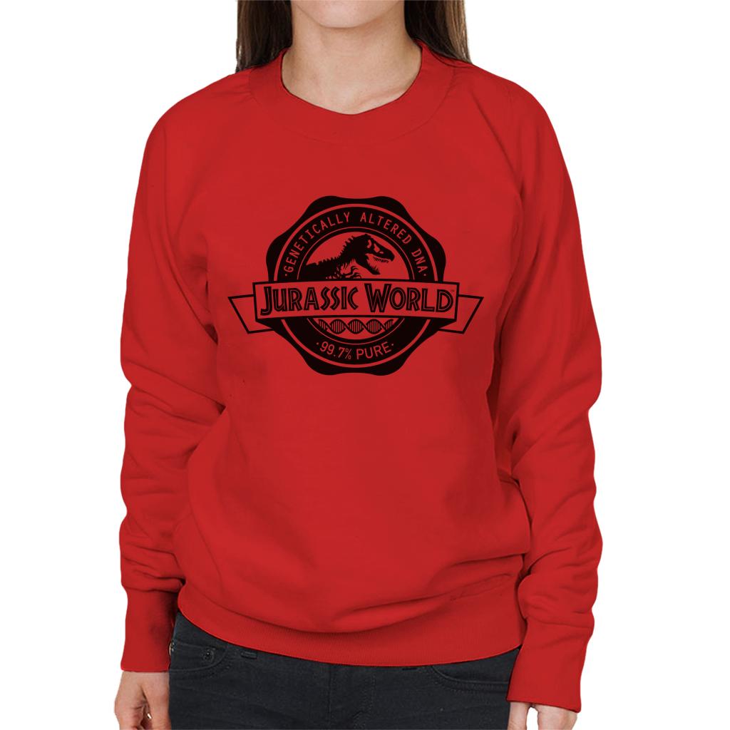 Jurassic Park Genetically Altered DNA Women's Sweatshirt product image 4
