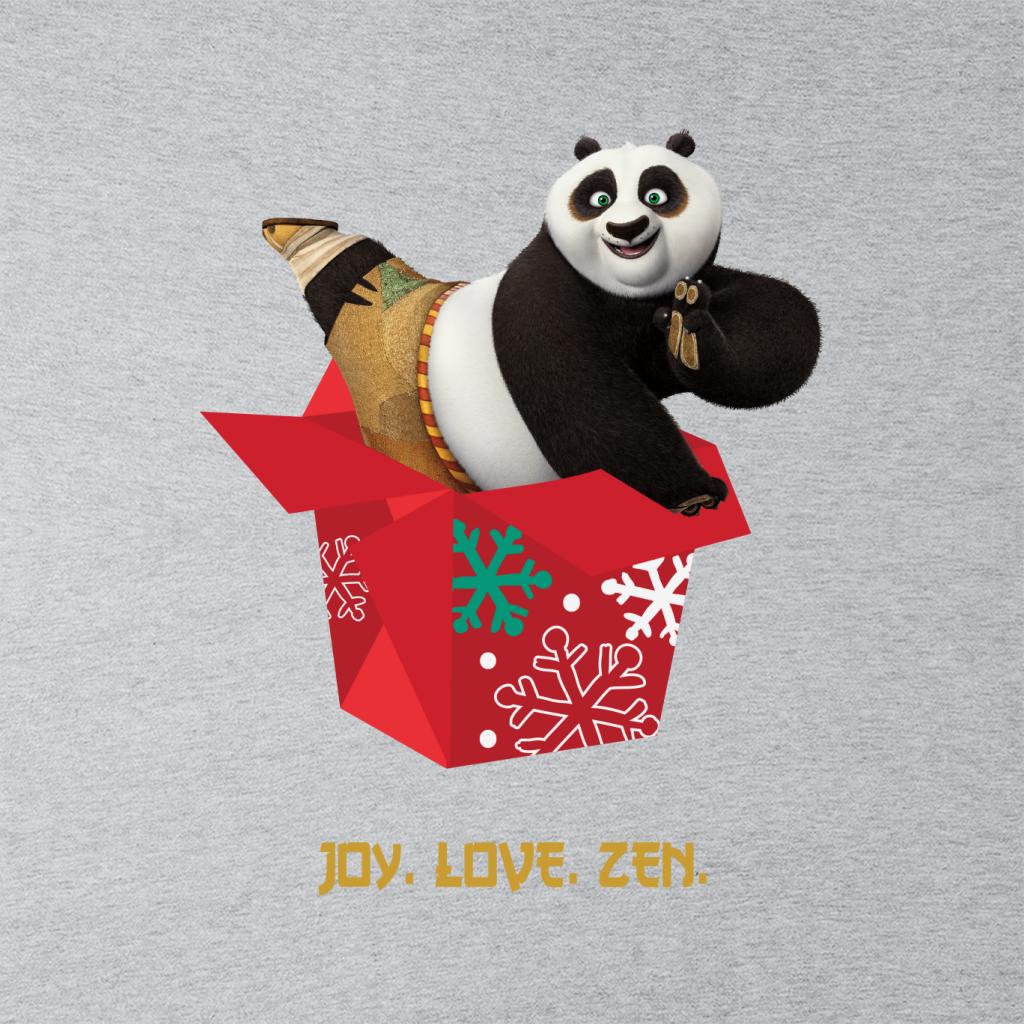 Kung Fu Panda Christmas Po Festive Box Men's Sweatshirt product image 2