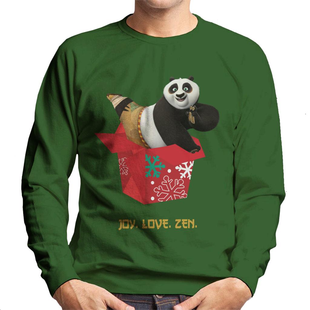 Kung Fu Panda Christmas Po Festive Box Men's Sweatshirt product image 4