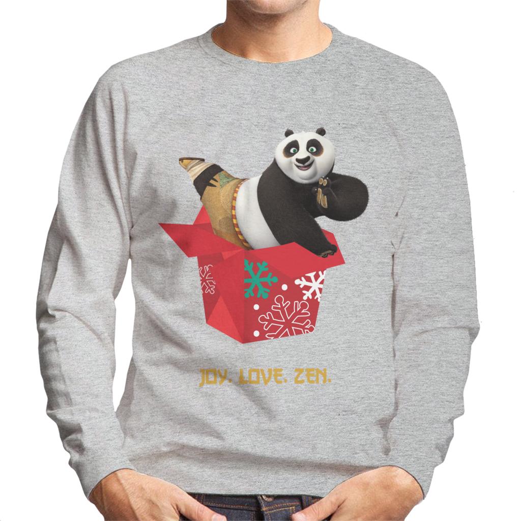 Kung Fu Panda Christmas Po Festive Box Men's Sweatshirt product image 1