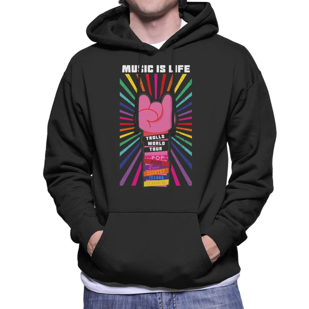 Trolls Devil Horns Men's Hooded Sweatshirt product image 1