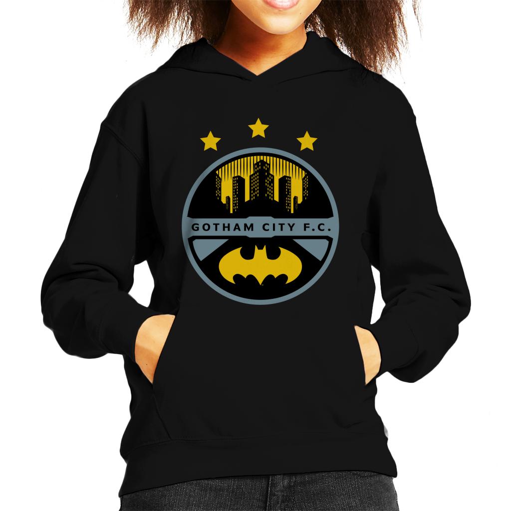 Batman Sports Gotham City FC Badge Kid's Hooded Sweatshirt product image 1