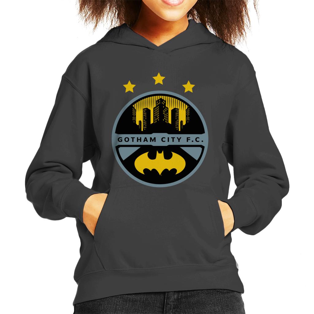Batman Sports Gotham City FC Badge Kid's Hooded Sweatshirt product image 4