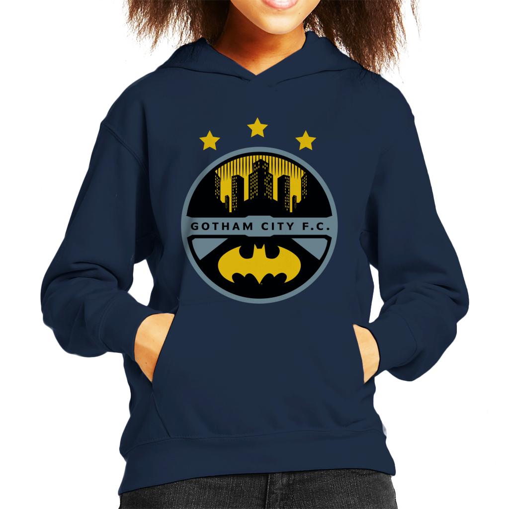 Batman Sports Gotham City FC Badge Kid's Hooded Sweatshirt product image 6