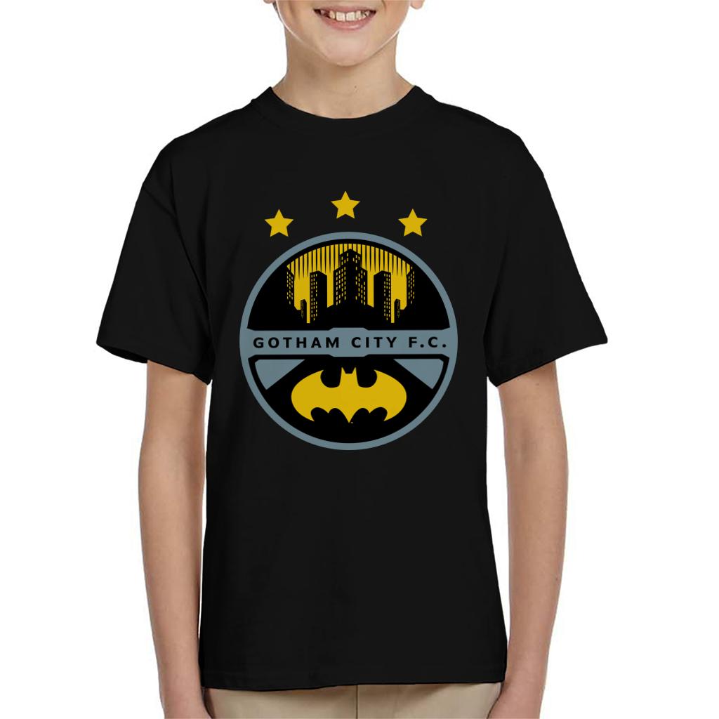 Batman Sports Gotham City FC Badge Kid's T-Shirt product image 1