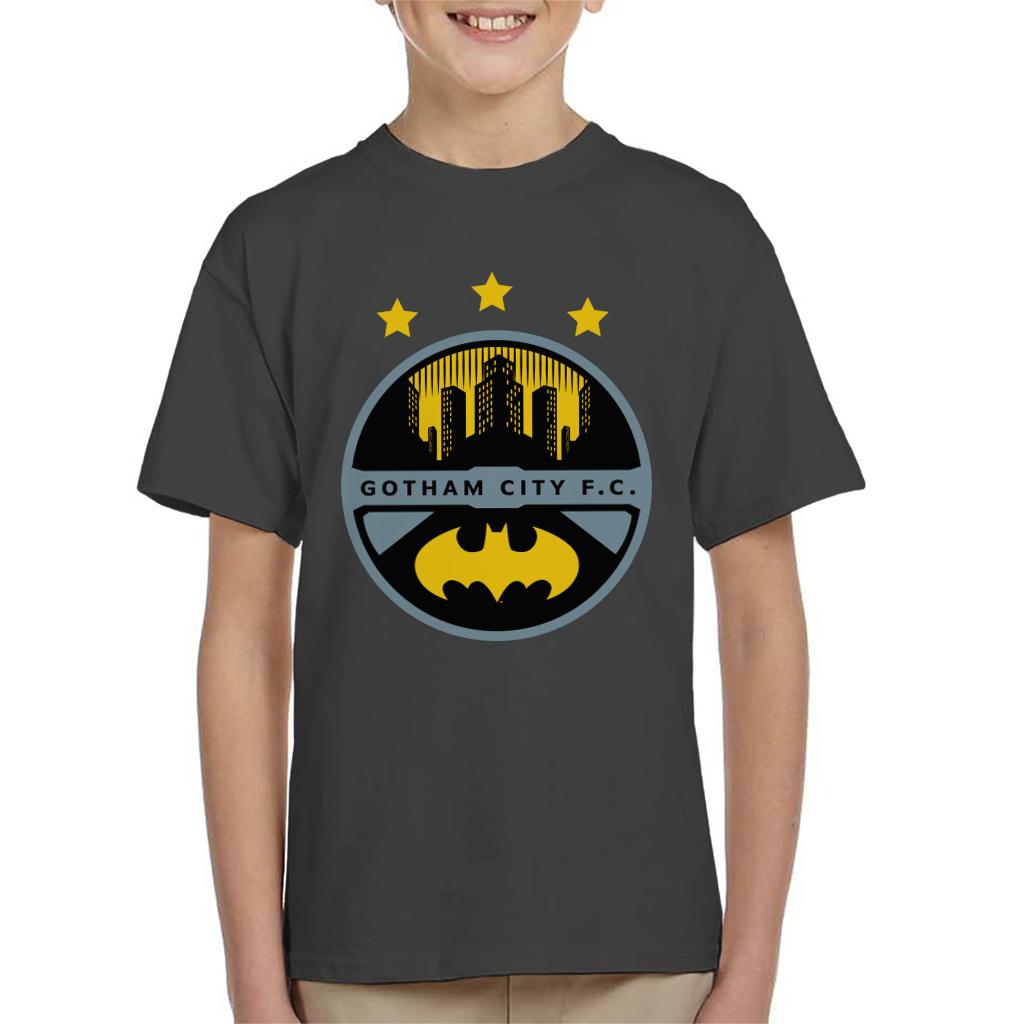 Batman Sports Gotham City FC Badge Kid's T-Shirt product image 4