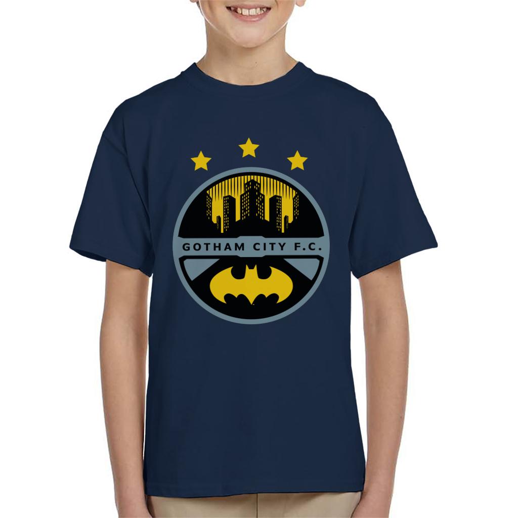 Batman Sports Gotham City FC Badge Kid's T-Shirt product image 6