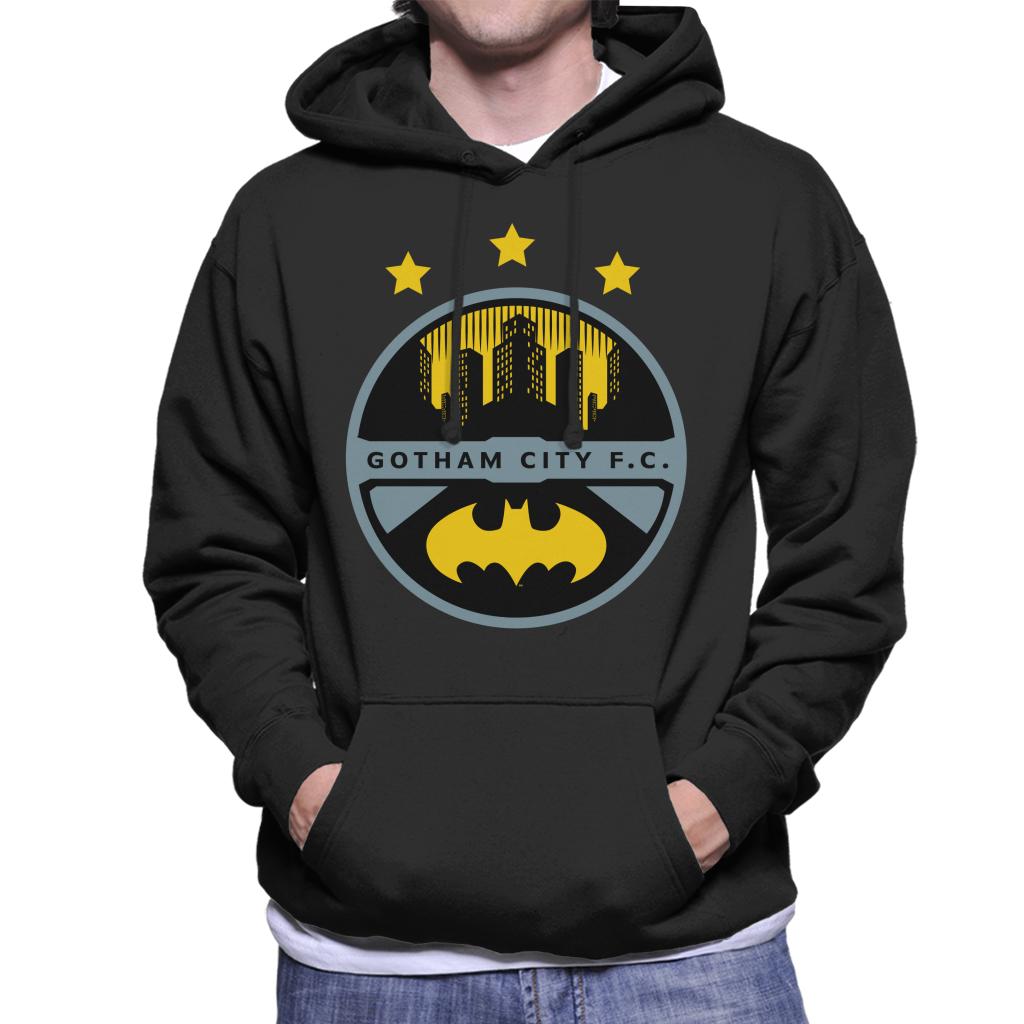 Batman Sports Gotham City FC Badge Men's Hooded Sweatshirt product image 1