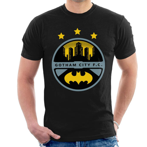 Batman Sports Gotham City FC Badge Men's T-Shirt product image 1