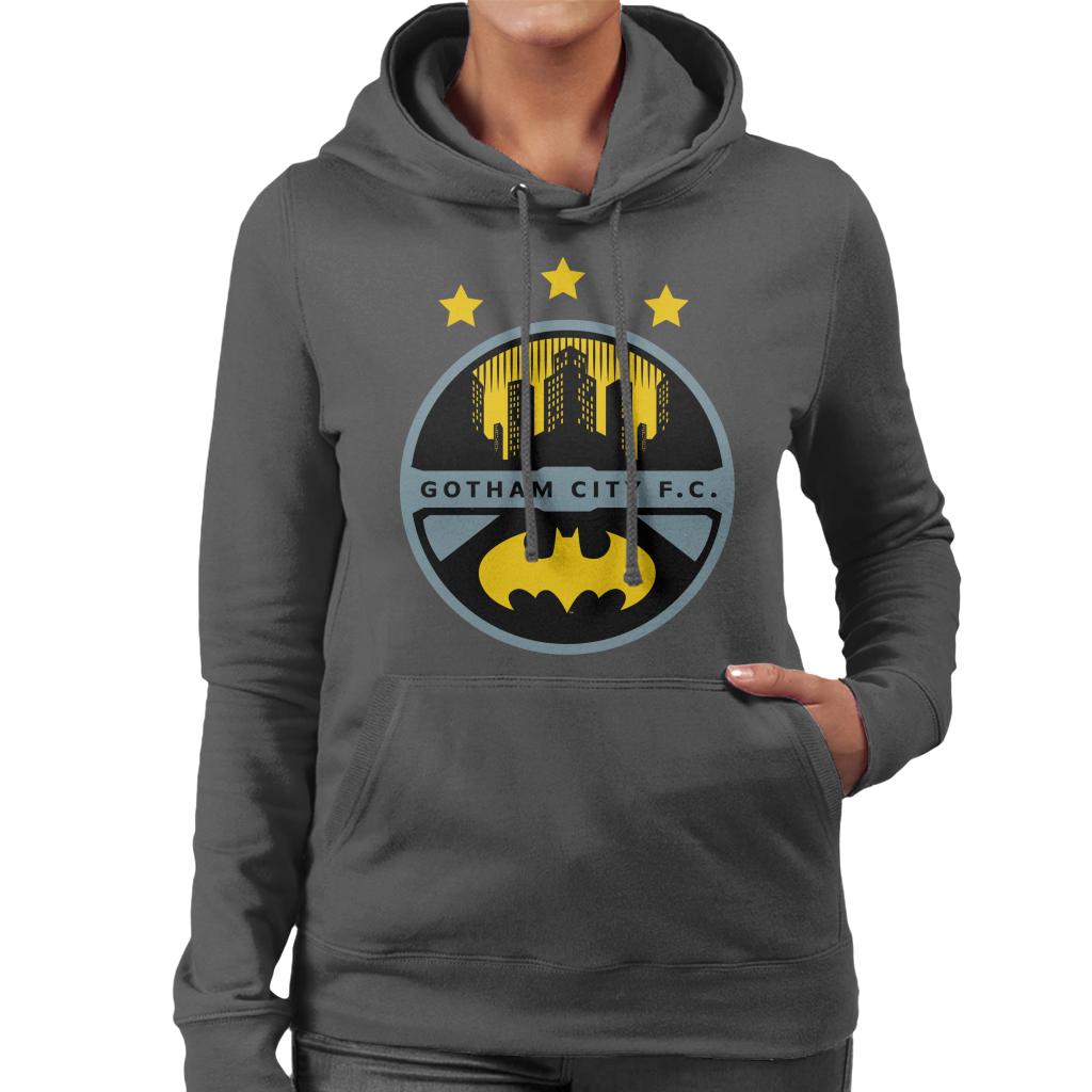 Batman Sports Gotham City FC Badge Women's Hooded Sweatshirt product image 4