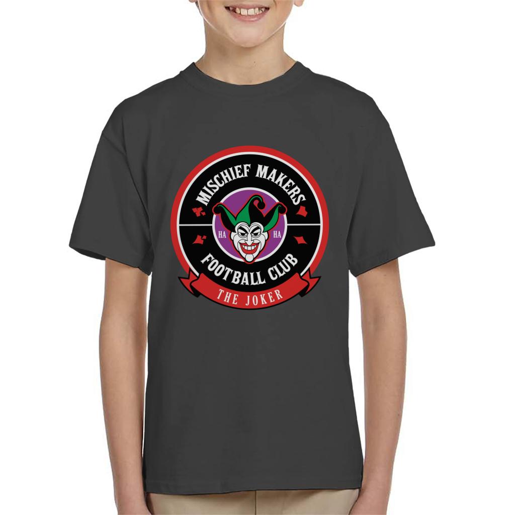 Batman Sports Mischief Makers FC The Joker Kid's T-Shirt product image 4