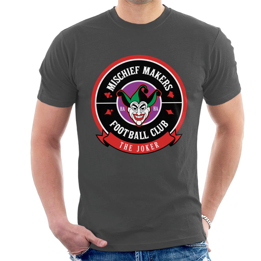 Batman Sports Mischief Makers FC The Joker Men's T-Shirt product image 4