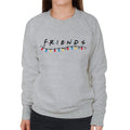 Friends Christmas Logo Festive Lights Women's Sweatshirt product image 1